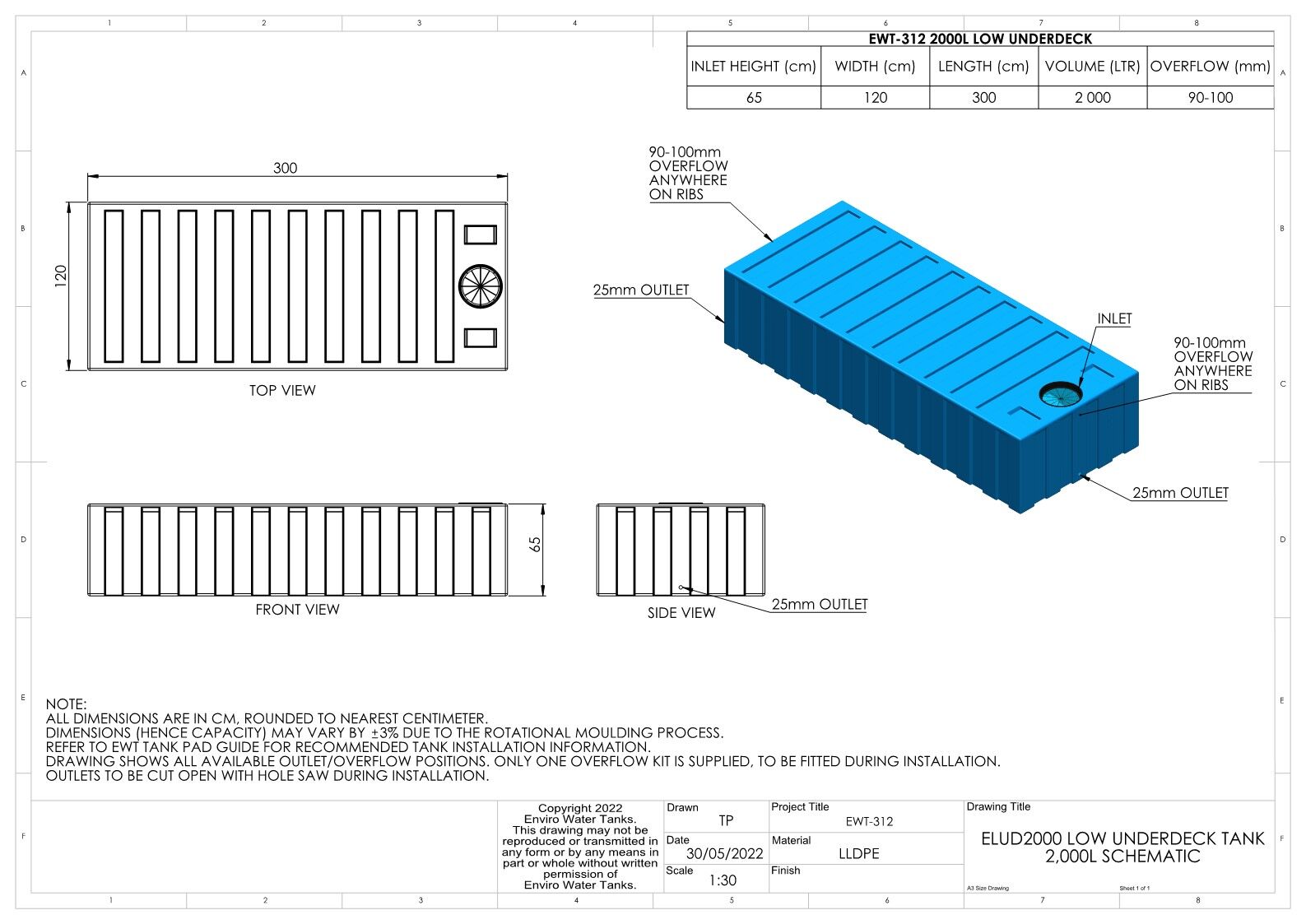19 ELUD2000 Underdeck - Drawing_1